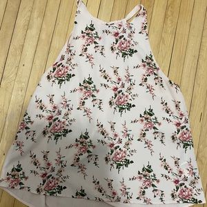 Baby Pink Floral Tank